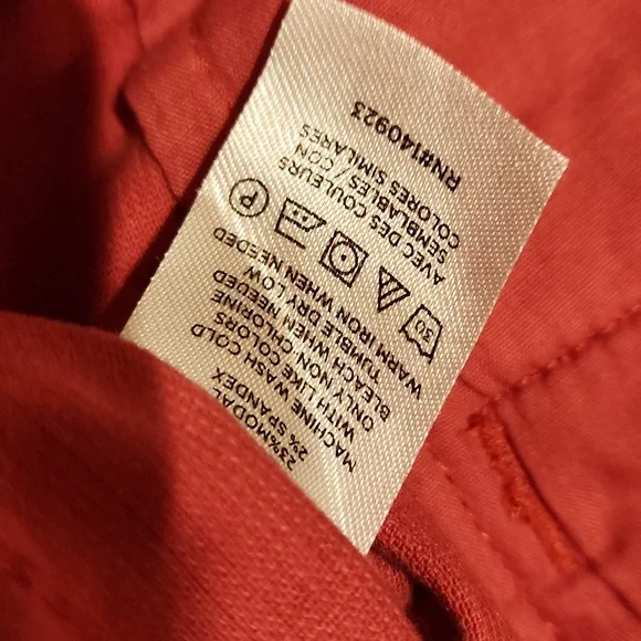 ❤️ LOFT CORDUROY HIGH RISE WIDE LEG PALMER PANTS, PINK, 14 (32) - Picture 9 of 10